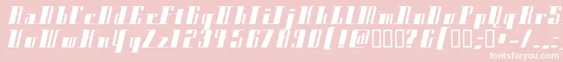 CityExtrabold Font – White Fonts on Pink Background