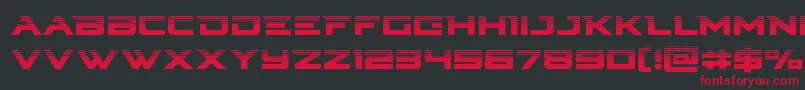 Cyberdynehalf Font – Red Fonts on Black Background