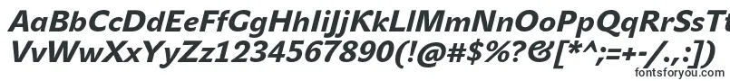 JohnsansHeavyProItalic-fontti – Televisioon tarkoitetut fontit