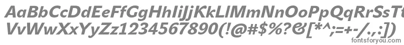 JohnsansHeavyProItalic Font – Gray Fonts