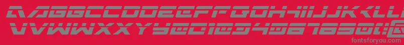 Шрифт WildcardLaserItalic – серые шрифты на красном фоне