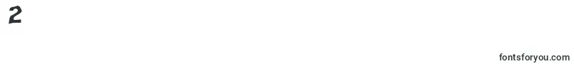 Shouldveknowngaunt-Schriftart – Schriften für die Ziffer 2