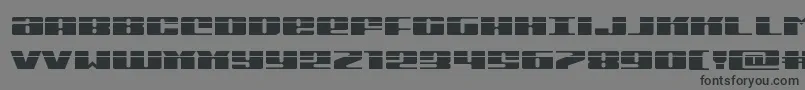 Michiganexpandlaser Font – Black Fonts on Gray Background