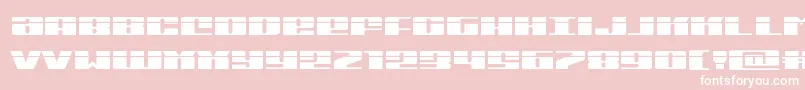 Michiganexpandlaser Font – White Fonts on Pink Background