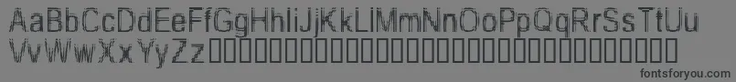 フォントTooDamnDrunk – 黒い文字の灰色の背景
