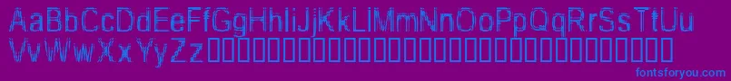 TooDamnDrunk Font – Blue Fonts on Purple Background
