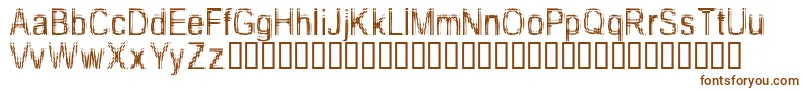 TooDamnDrunk Font – Brown Fonts on White Background