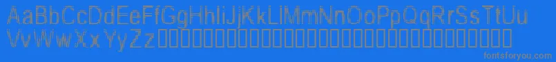 TooDamnDrunk Font – Gray Fonts on Blue Background