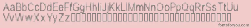 TooDamnDrunk Font – Gray Fonts on Pink Background