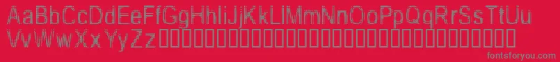 TooDamnDrunk Font – Gray Fonts on Red Background
