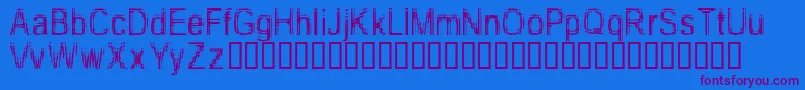 TooDamnDrunk Font – Purple Fonts on Blue Background