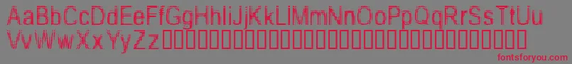 TooDamnDrunk Font – Red Fonts on Gray Background