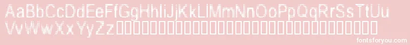 TooDamnDrunk Font – White Fonts on Pink Background