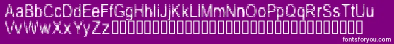 TooDamnDrunk Font – White Fonts on Purple Background