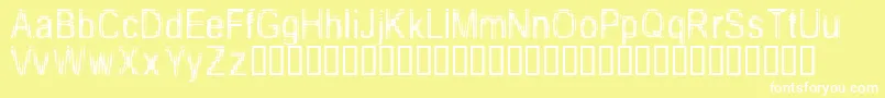TooDamnDrunk Font – White Fonts on Yellow Background