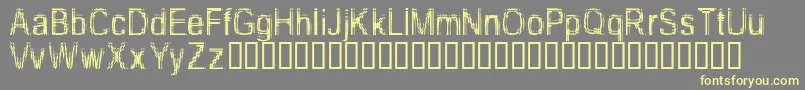 TooDamnDrunk Font – Yellow Fonts on Gray Background