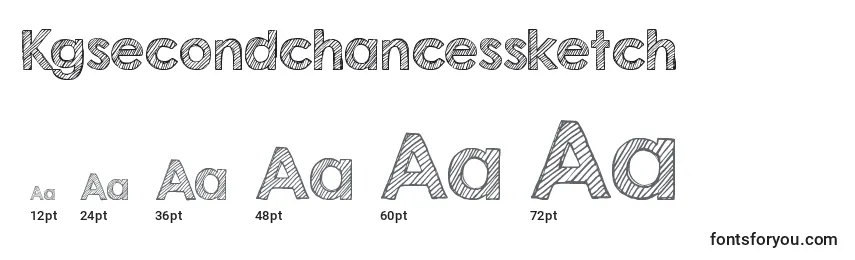Размеры шрифта Kgsecondchancessketch