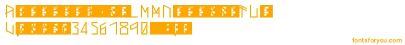 ThorsMark Font – Orange Fonts on White Background