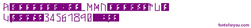 ThorsMark Font – Purple Fonts on White Background