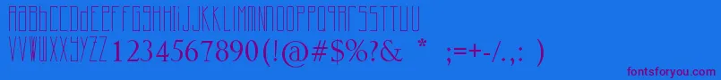 Шрифт Cherrymoon – фиолетовые шрифты на синем фоне