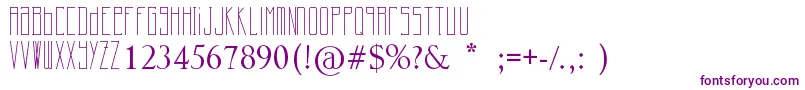 Cherrymoon Font – Purple Fonts on White Background