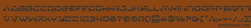 Шрифт 4114blasterv2laser – чёрные шрифты на коричневом фоне