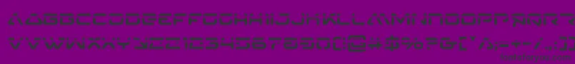 フォント4114blasterv2laser – 紫の背景に黒い文字