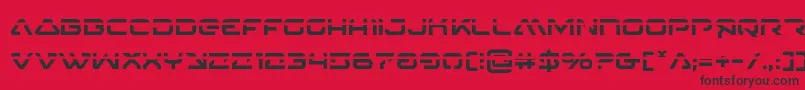 4114blasterv2laser Font – Black Fonts on Red Background