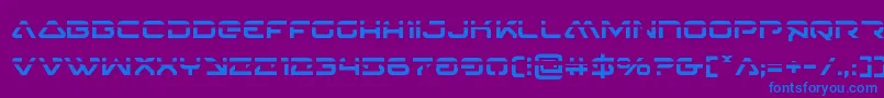 fuente 4114blasterv2laser – Fuentes Azules Sobre Fondo Morado