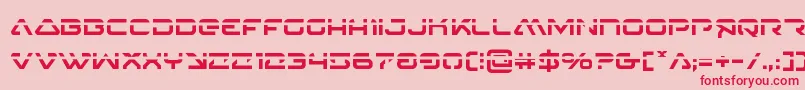 4114blasterv2laser Font – Red Fonts on Pink Background