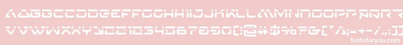 4114blasterv2laser Font – White Fonts on Pink Background