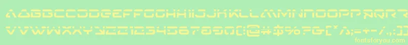 fuente 4114blasterv2laser – Fuentes Amarillas Sobre Fondo Verde