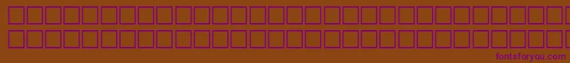 Шрифт ToolRegular – фиолетовые шрифты на коричневом фоне