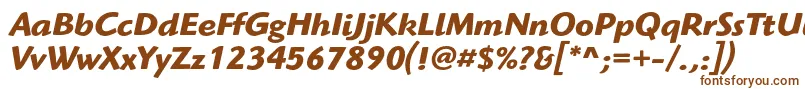 HighlanderstdBolditalic Font – Brown Fonts