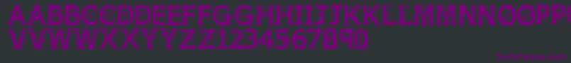 Jfwildwood Font – Purple Fonts on Black Background