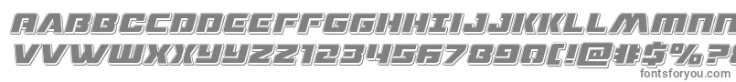 Шрифт Dronetrackerpunchital – серые шрифты
