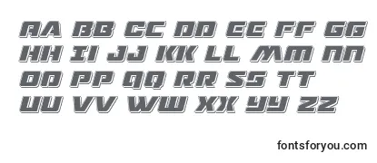 Dronetrackerpunchital Font