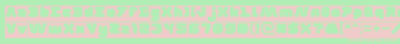 DayDreamerInverse Font – Pink Fonts on Green Background