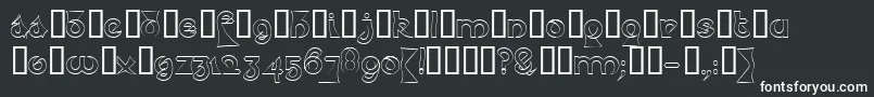 PsychoticElephantHeadline Font – White Fonts on Black Background