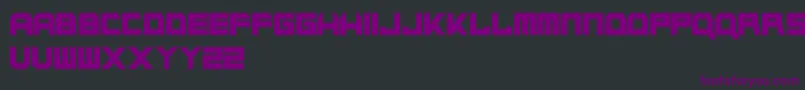 NapalmStrike Font – Purple Fonts on Black Background