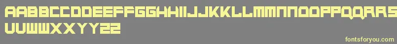 NapalmStrike Font – Yellow Fonts on Gray Background