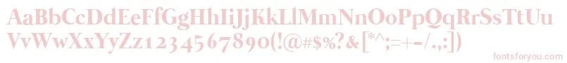 Mermaid1001 Font – Pink Fonts on White Background