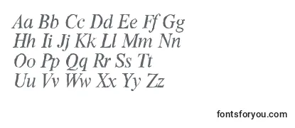 Review of the ThamesantiqueItalic Font