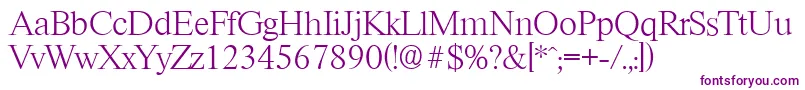 RiccioneserialXlightRegular Font – Purple Fonts