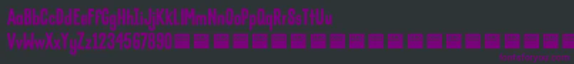 ColdCrushDemo Font – Purple Fonts on Black Background