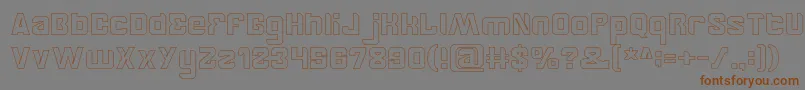 BrotherHollow Font – Brown Fonts on Gray Background