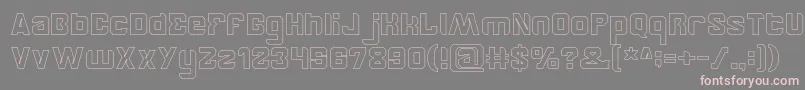 BrotherHollow Font – Pink Fonts on Gray Background