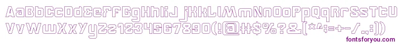 BrotherHollow Font – Purple Fonts on White Background