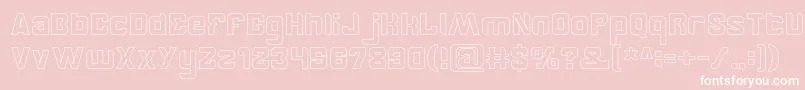 BrotherHollow Font – White Fonts on Pink Background