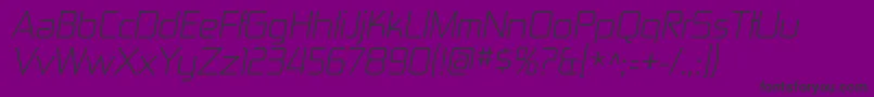 Más sobre la fuente ZektonltItalic fuente ZektonltItalic – Fuentes Negras Sobre Fondo Morado